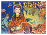 Aladdin: London Pantomime Theatre Poster, c.1930s