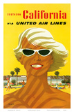 Fly United Air Lines: Southern California, c.1955