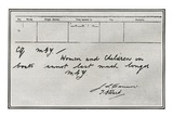 Further SOS Message Received by the Russian Steamer.