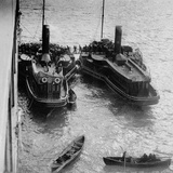 Buy Mail Being Transferred from the Tenders 'Ireland' and 'America' to RMS Titanic. at AllPosters.com