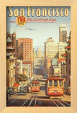 The Lindbergh Line, San Francisco, California Framed Art Print