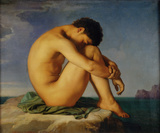 Buy Jeune Homme nu Assis, c.1855 at AllPosters.com