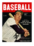 Sporting News Magazine, 1948 - Joe DiMaggio - Babe Ruth Talks To Future Sluggers