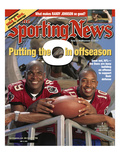Tampa Bay Buccaneers Keyshawn Johnson and Shaun King - June 12, 2000