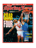 Chicago Bulls' Dennis Rodman and Orlando Magic' Penny Hardaway - June 10, 1996