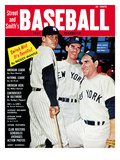 New York Yankees Mickey Mantle, Don Larson & Yogi Berra - 1957 Street and Smith