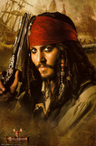 Pirates of the Caribbean 2 Movie Johnny Depp Holding Gun