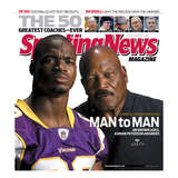 Minnesota Viking Adrian Peterson and Jim Brown - August 3, 2009