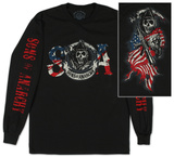 Long Sleeve: Sons of Anarchy - Reaper & Flag