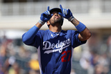 Surprise, AZ - March 09: Los Angeles Dodgers v Texas Rangers - Matt Kemp
