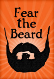 San Francisco Giants Fear The Beard Sports Poster Print