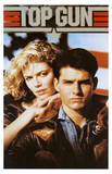 Top Gun Movie Tom Cruise and Kelly McGillis 80s Poster Print