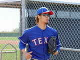 Surprise, AZ - February 23: Yu Darvish Workout - Yu Darvish