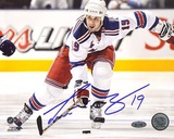 Scott Gomez Carrying Puck up Ice Autographed Photo (Hand Signed Collectable)