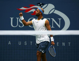 James Blake US Open Fist Pump Signed