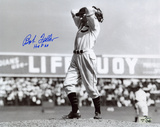 Bob Feller with Hall Of Fame 62 Inscription Autographed Photo (Hand Signed Collectable)