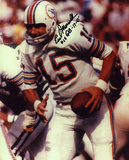 Earl Morrall Miami Dolphins with 17-0 #15 Quarterback Inscription