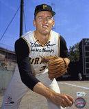 Vern Law Pittsburgh Pirates with 60 WS Champs Inscription