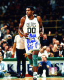 Robert Parish Boston Celtics - Action with HOF'03 Inscription