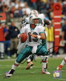 Dan Marino Miami Dolphins - Dropping Back Autographed Photo (Hand Signed Collectable)