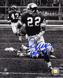 Paul Krause Minnesota Vikings - Action with HOF 98 Inscription