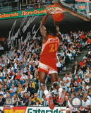 Dominique Wilkins Atlanta Hawks Dunk Contest Autographed Photo (Hand Signed Collectable)