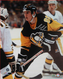 Mario Lemieux First Game Penguins Black Jersey Vertical