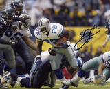 Emmitt Smith Dallas Cowboys -Record Breaker Run Autographed Photo (Hand Signed Collectable)