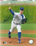 Mark Prior Chicago Cubs Pitching Autographed Photo (Hand Signed Collectable)