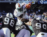 Ronnie Brown Miami Dolphins Autographed Photo (Hand Signed Collectable)