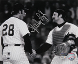 Sparky Lyle Handshake with Thurman Munson Horizontal