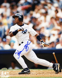 Homer Bush New York Yankees - Action