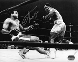 Buy Joe Frazier - Knocking Down Muhammad Ali - Black and White at AllPosters.com