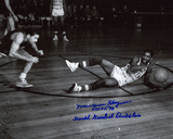 Marques Haynes with HOF 98 and World Greatest Dribbler Inscriptions