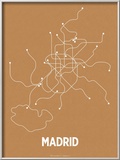 Buy Madrid (Orange & Pearl White) at AllPosters.com