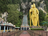 Buy Batu Caves, Hindu Shrine, With Statue of Lord Muruguan, Selangor, Malaysia, Southeast Asia, Asia at AllPosters.com