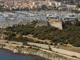 View From Helicopter of Fort Carre, Antibes, Alpes-Maritimes, Provence, French Riviera