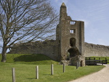 Ruins of the 12th Century Sherborne Old Castle, Royalist Stronghold During the English Civil War