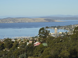 Hobart and the River Derwent, Tasmania, Australia, Pacific Photographic Print