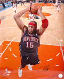 Vince Carter New Jersey Nets - Dunking in Blue Jersey
