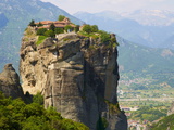 Monastery of the Holy Trinity (Agia Triada), Meteora, UNESCO World Heritage Site, Greece, Europe Photographic Print