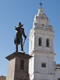 Santo Domingo Church and Statue of Marshal Mariscal Sucre, Ecuador