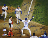 1986 New York Mets - Johnson At Home Plate -  Team Signed