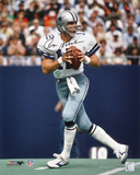 Roger Staubach Dallas Cowboys  with HOF Inscription