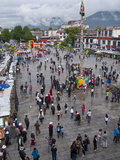 Buy View Over the Barkhor, a Public Square Located Around Jokhang Temple in Lhasa, Tibet, China, Asia at AllPosters.com