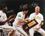 Larry Bird - Robert Parish and Kevin McHale Boston Celtics - Retirement Night