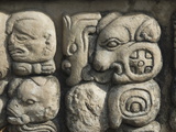 Mayan Glyphs in Temple 22, Copan Archaeological Park, UNESCO World Heritage Site, Honduras
