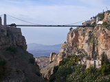 Sidi M'Cid Bridge Over a Huge Canyon, Constantine, Eastern Algeria, North Africa, Africa