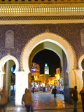 The Blue Gate to the Old Medina of Fez, UNESCO World Heritage Site, Morocco, North Africa, Africa