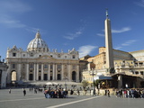 Piazza San Pietro (St. Peter's Square), Vatican City, Rome, Lazio, Italy, Europe
